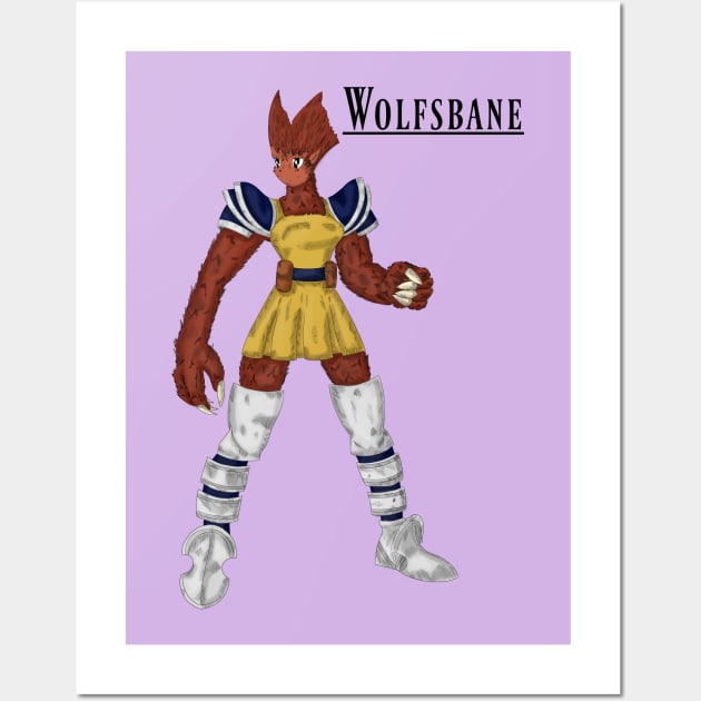 Wolfsbane Tactics Wall Art by GingerCatGirlPrime 